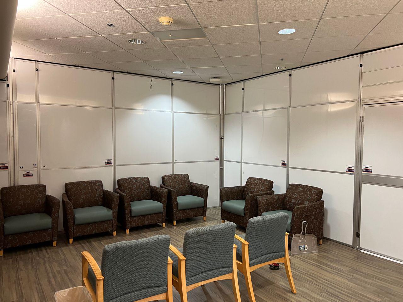 Healthcare Containment for Occupied Cardiology Infusion Lobby Renovation at Missouri Baptist Medical Center