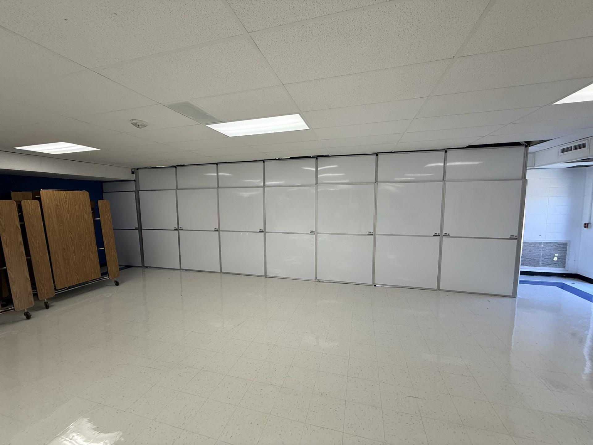 Temporary Walls Installed for Safe School Renovation at Mary White Elementary