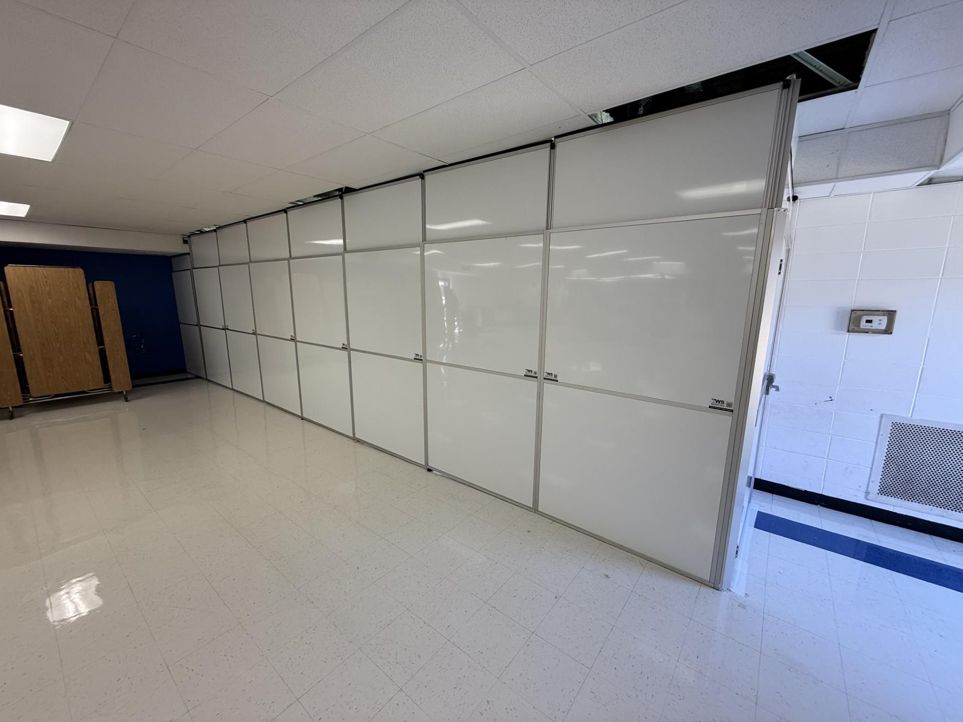 Temporary Walls Installed for Safe School Renovation at Mary White Elementary