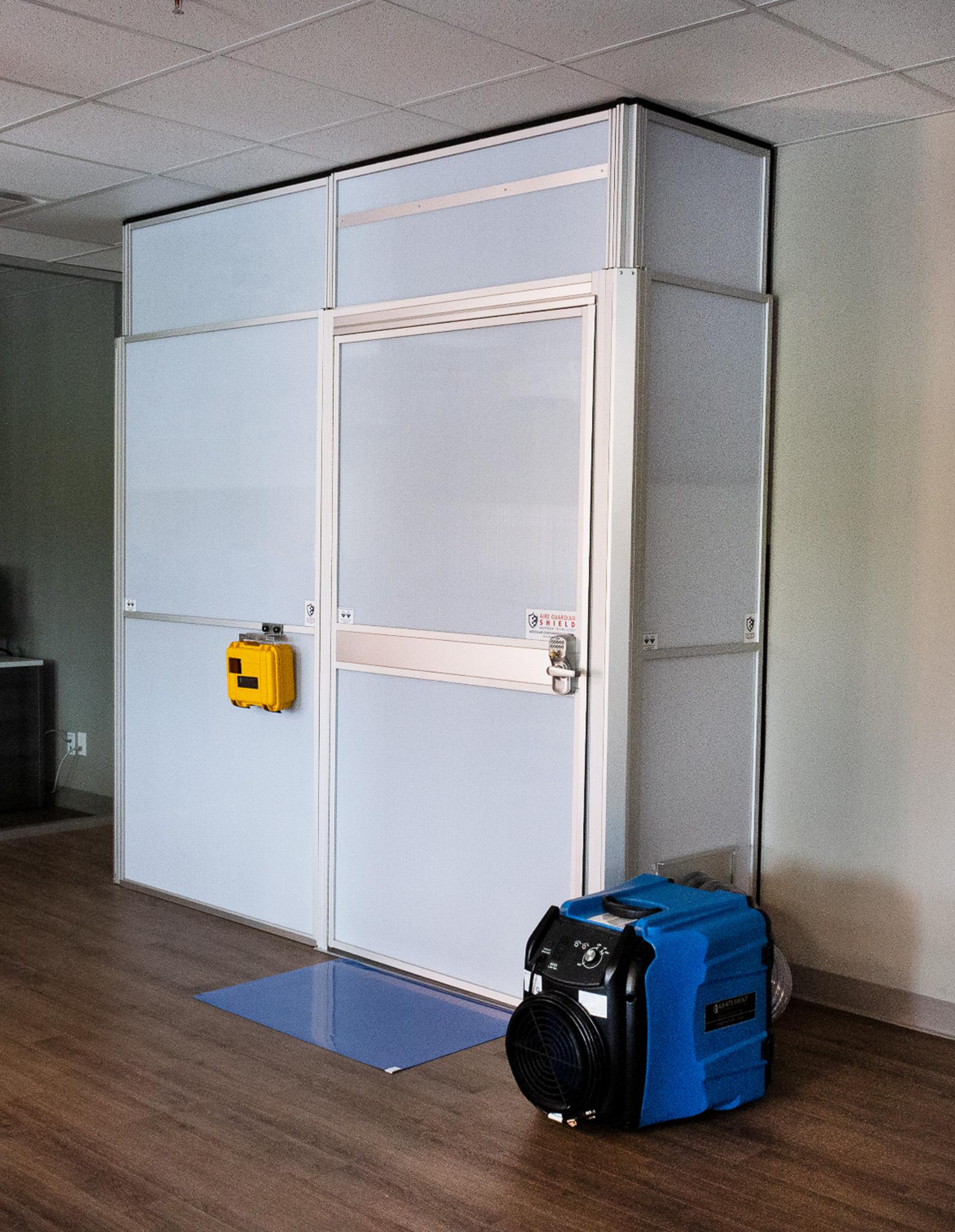 How To Create a Negative Air Pressure Room Using Temporary Wall Systems