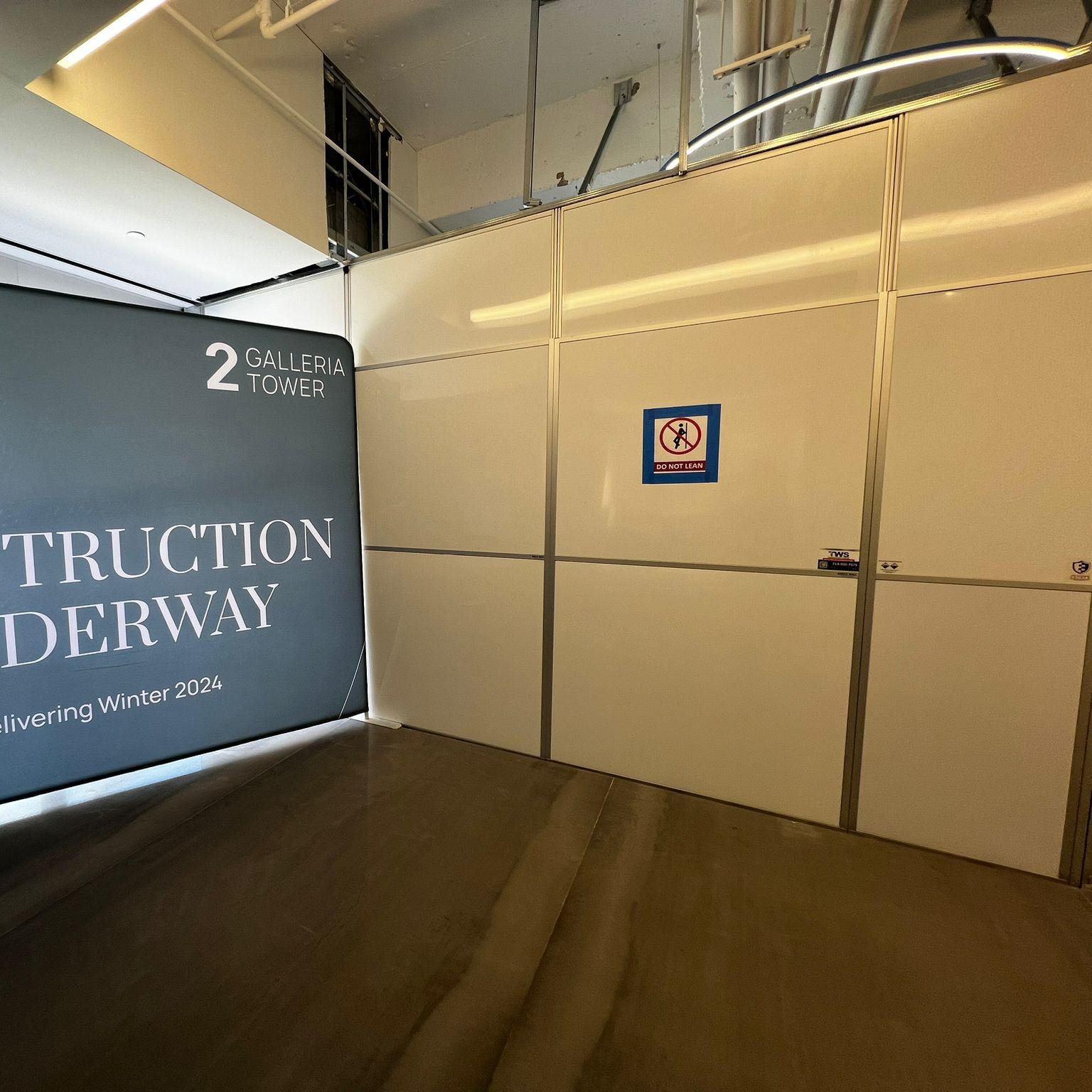 Office Renovation Containment