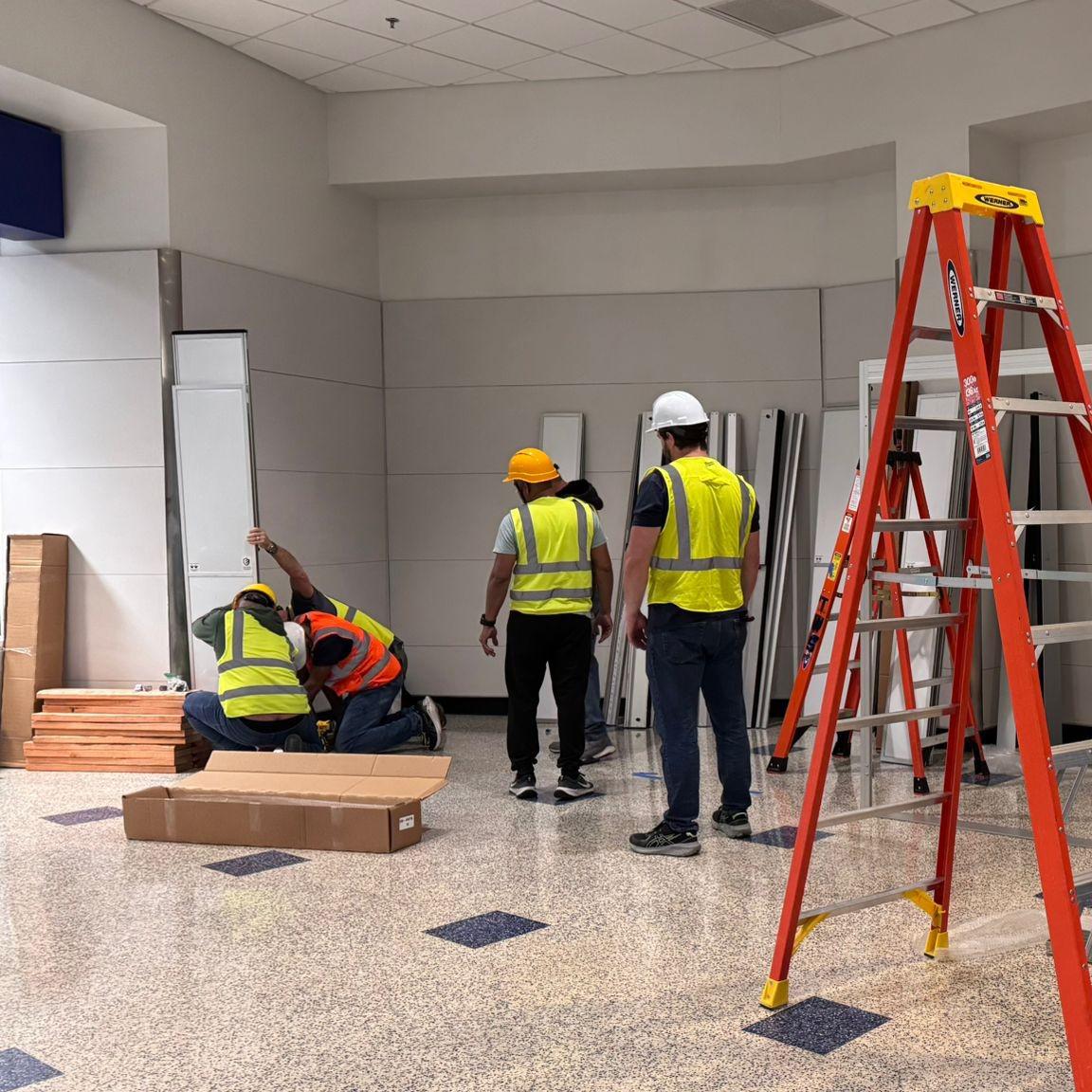 Airport Renovation Containment in Dallas, TX