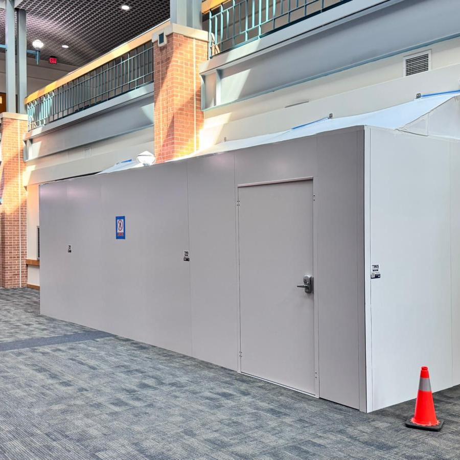 College Renovation Containment in Plano, TX