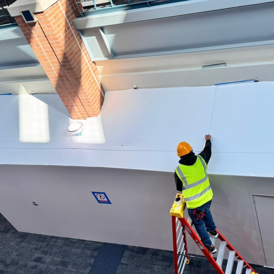 College Renovation Containment in Plano, TX