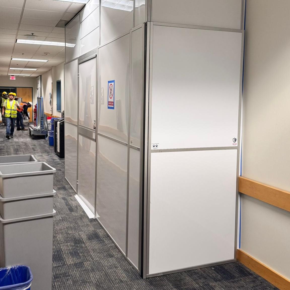 College Renovation Containment in Plano, TX