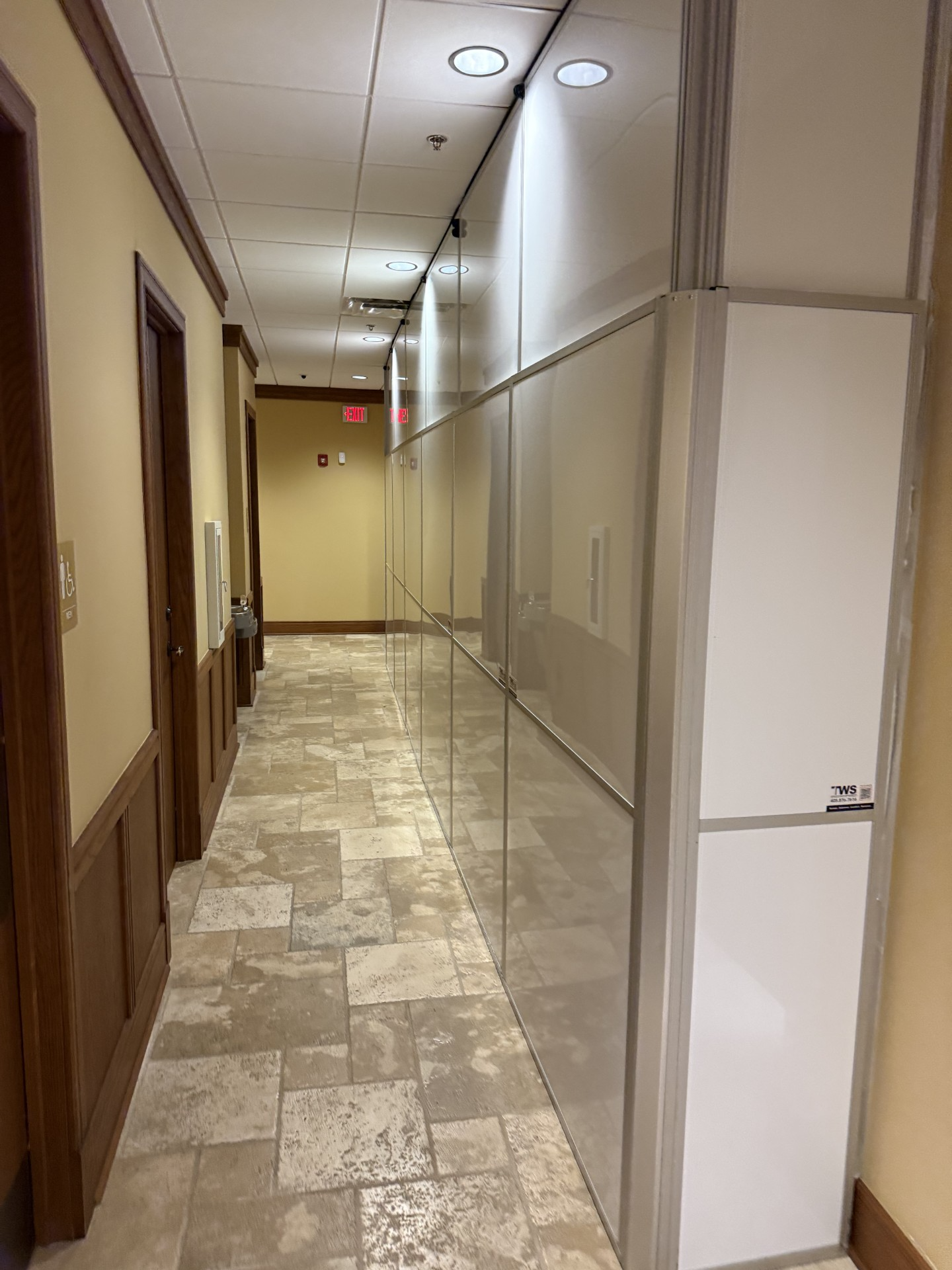 Temporary Wall Systems Oklahoma City Keeps Bank Open and Operational