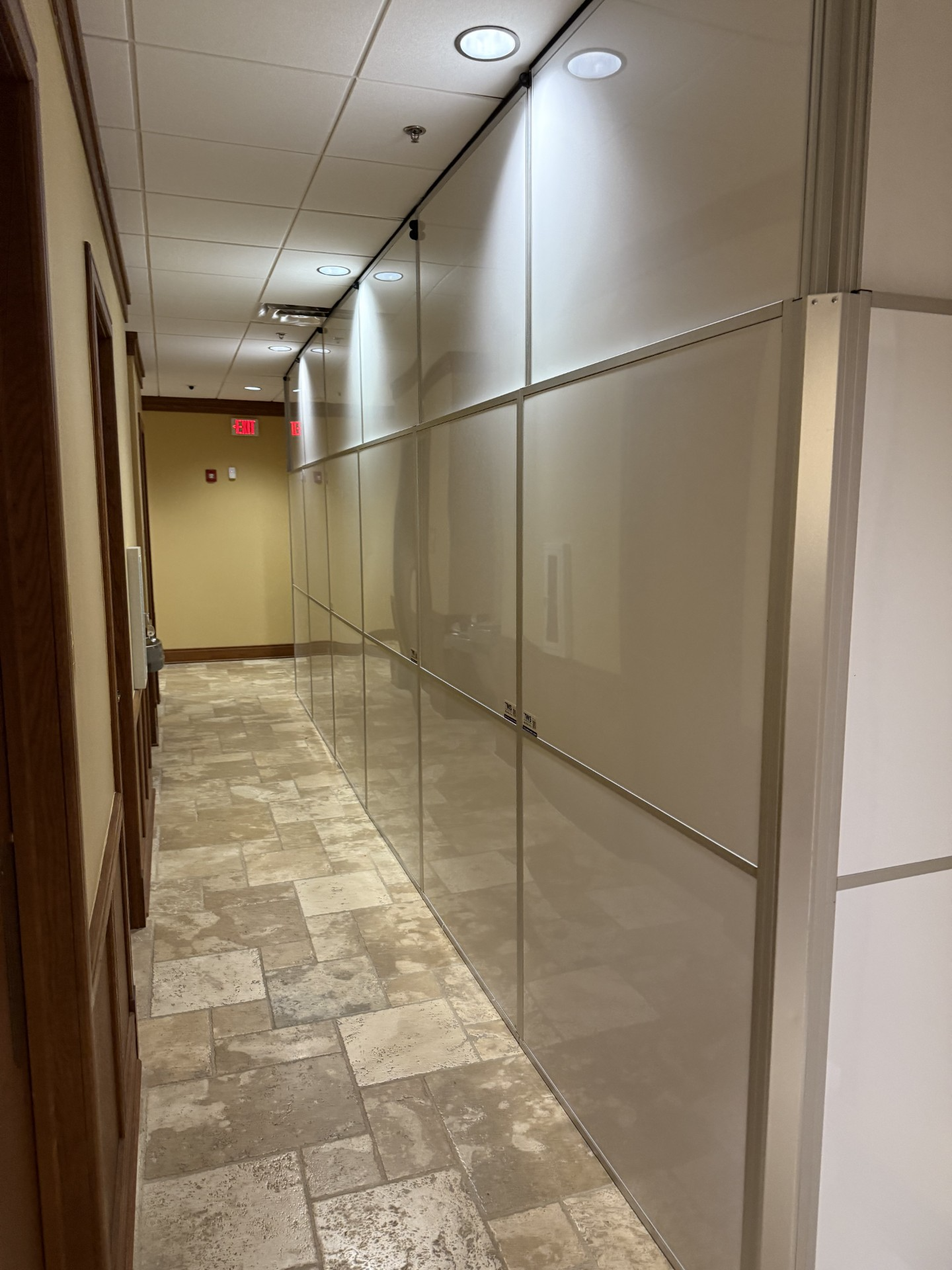 Temporary Wall Systems Oklahoma City Keeps Bank Open and Operational