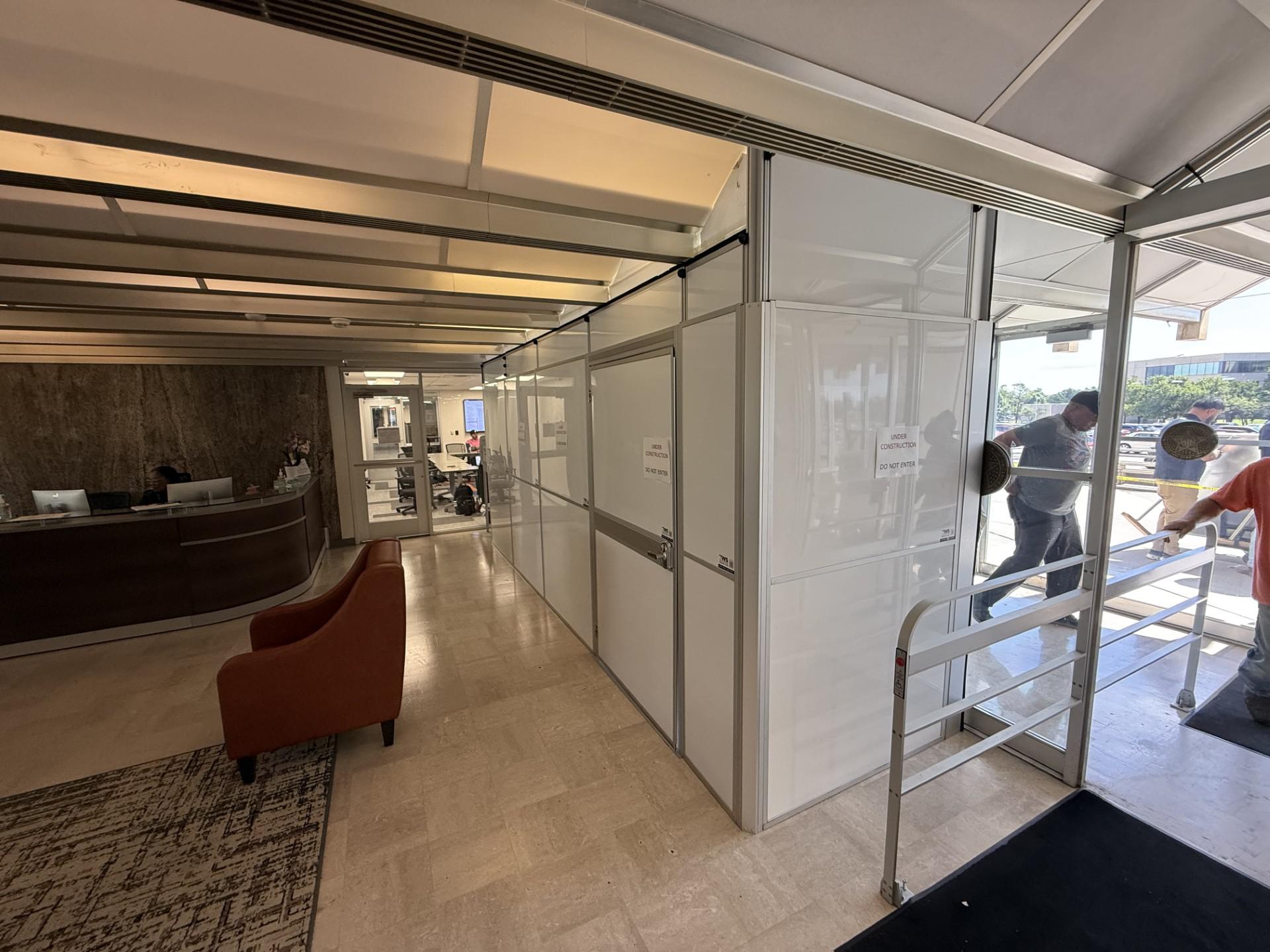 Containment with Temporary Wall Systems at Oklahoma State Capitol Renovation