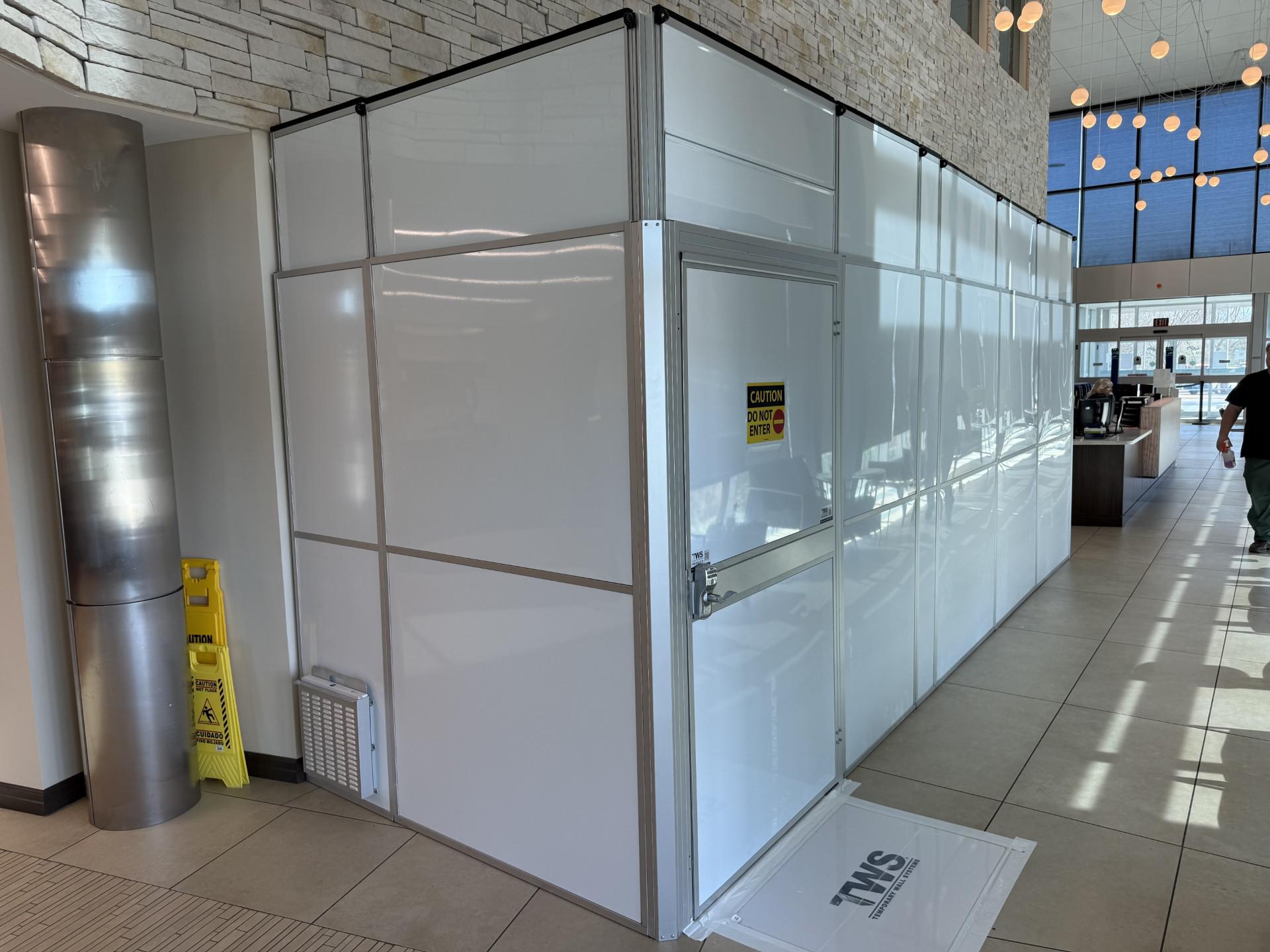 Mammogram Room Renovation Containment in Oklahoma City