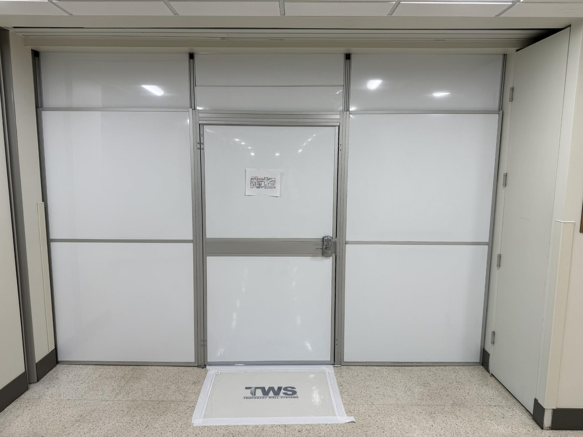 Temporary Wall Systems Oklahoma City containment project at Stillwater Medical Center