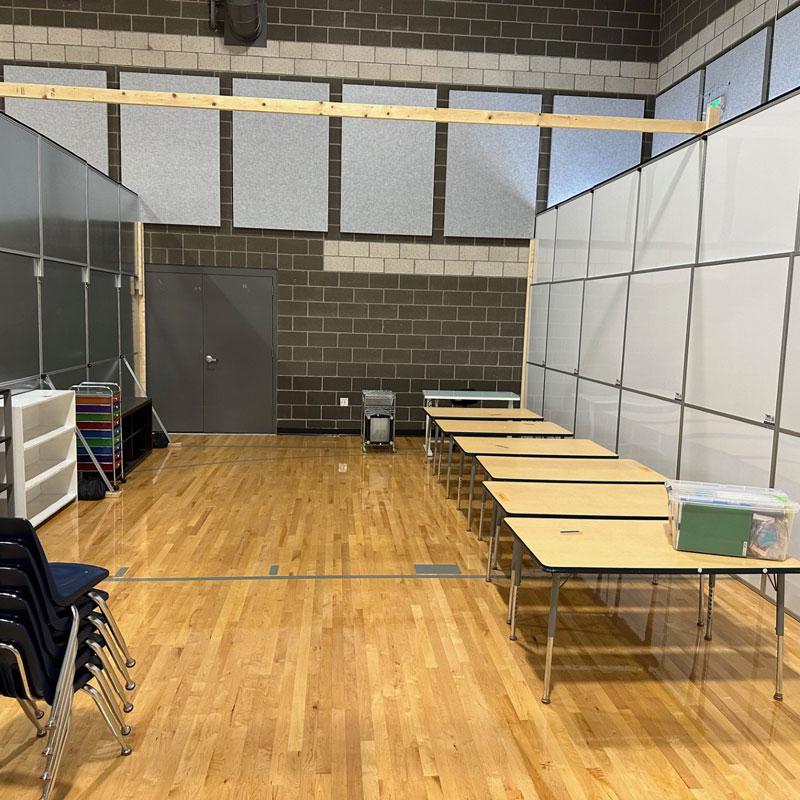 Temporary Classroom Installation at School