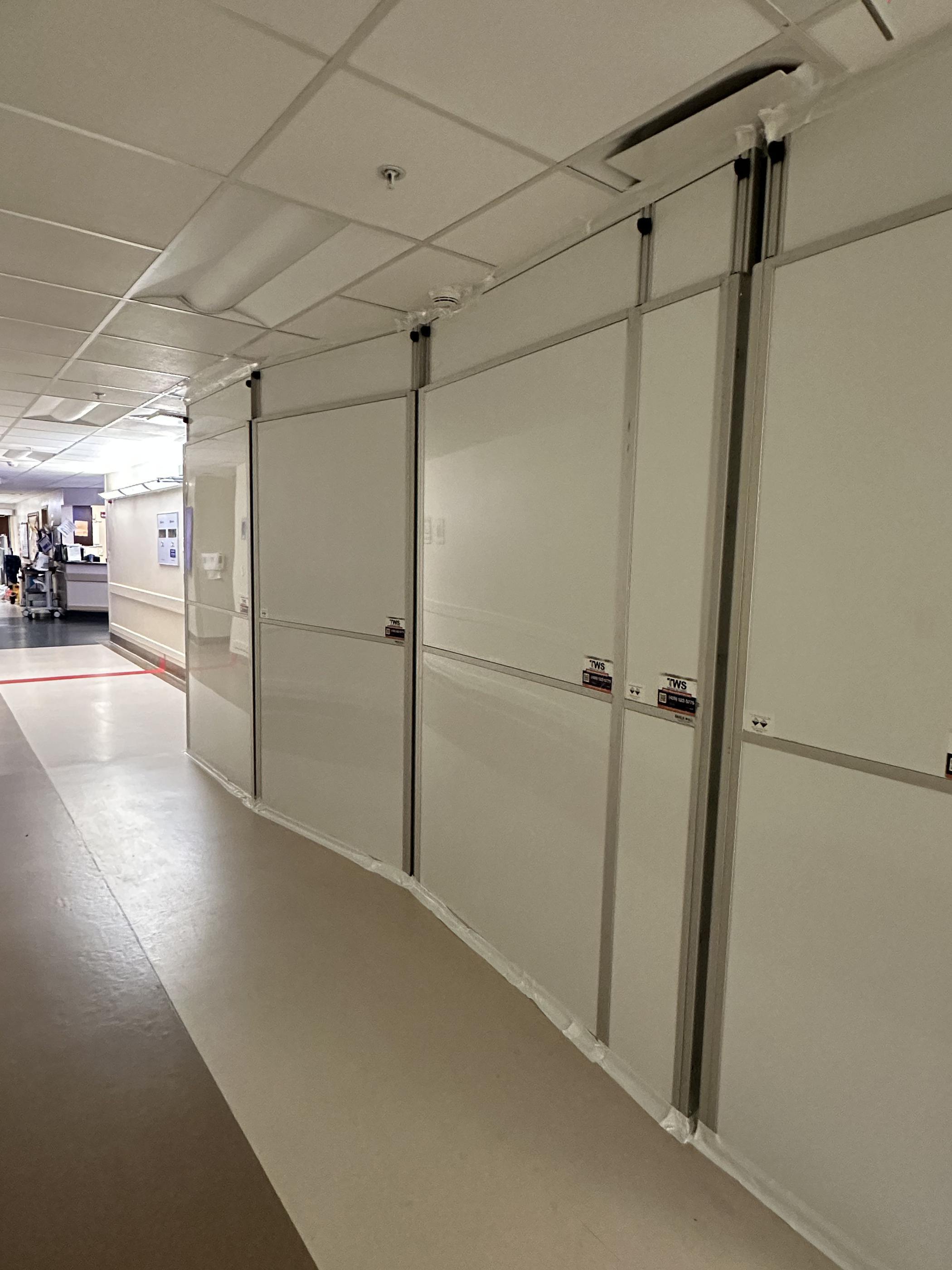 Ogden Hospital OR Remodel - Temporary Wall Systems