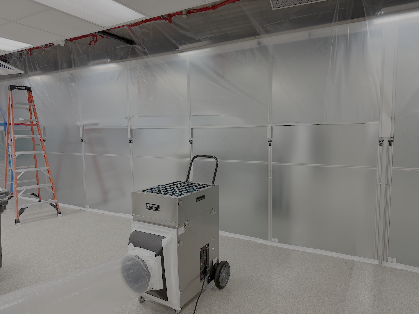 Temporary Wall Systems Ann Arbor Sets up Sterile Ceiling System for VA Medical Center
