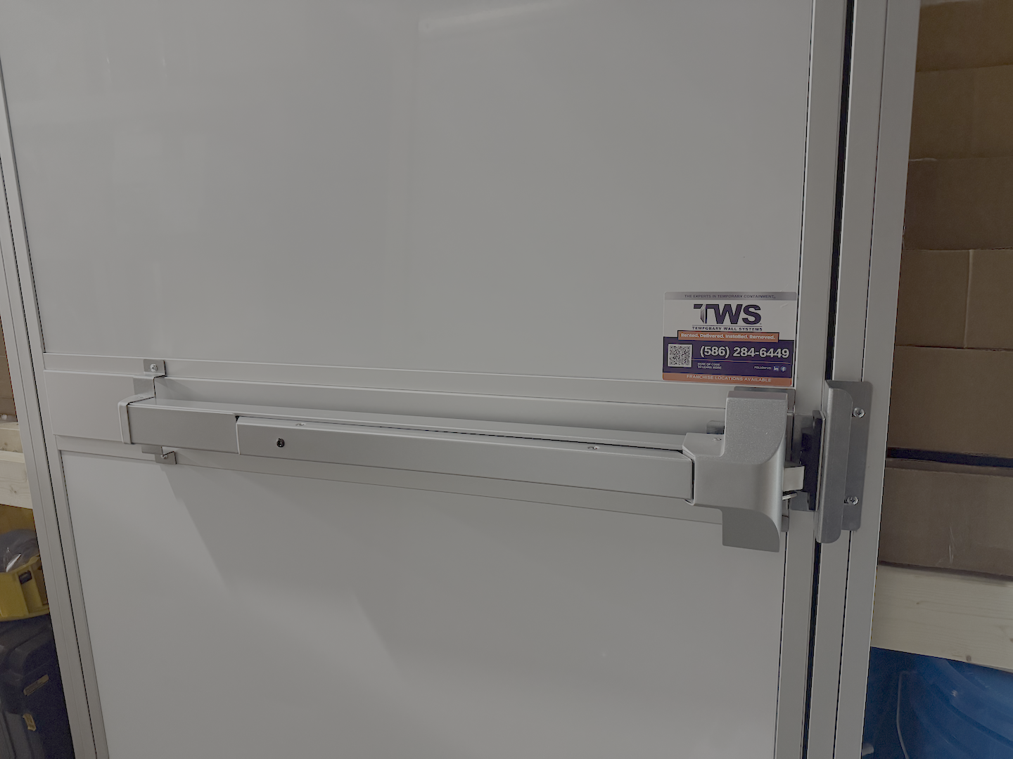 Temporary Wall Systems Ann Arbor Provides Containment Support During DTE Western Wayne Service Center