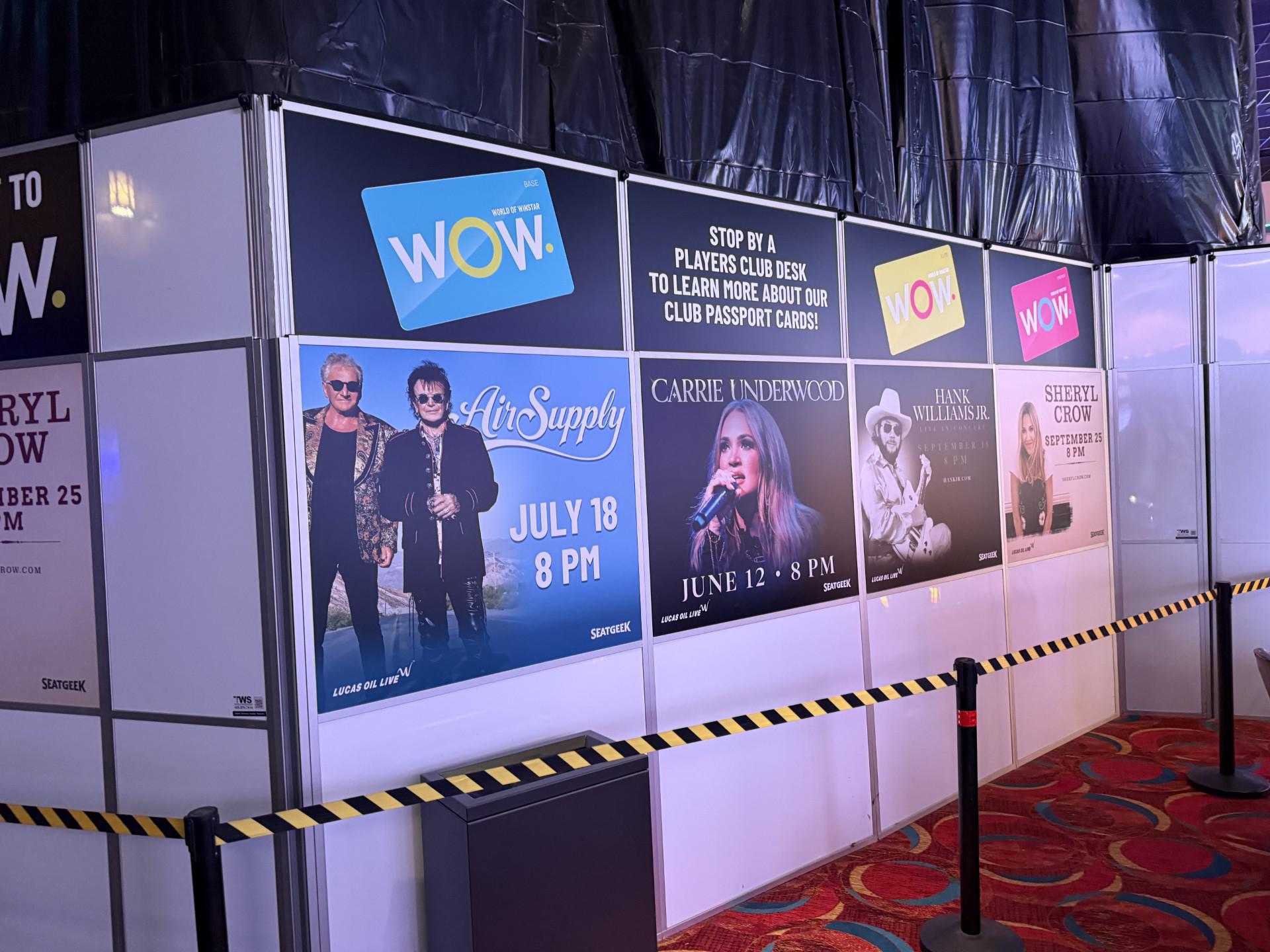 Temporary Wall Systems Oklahoma City casino renovation containment project