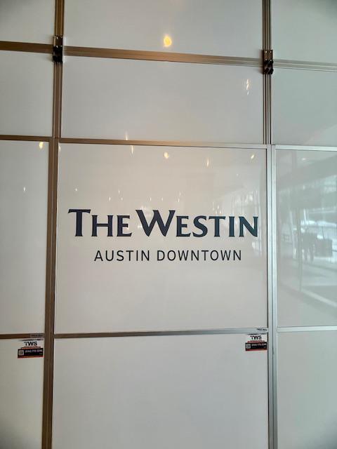Hospitality containment system installed to support guest operations during lobby construction in Austin
