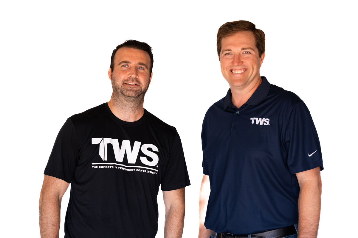 Temporary Wall Systems Chicago Owner Bill Samuel and John Norris